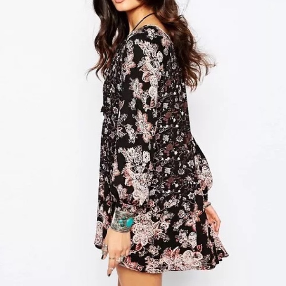 Raglan Swing Tunic DRESS Lucky Loosey Onyx Black - Picture 2 of 6